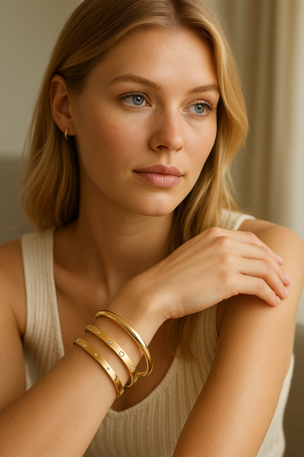 LUMEEDA Clover Glow Bracelet Set (3-Piece)