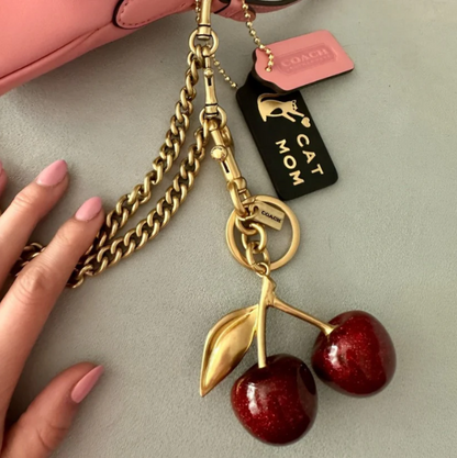 Lumeeda Cherry Bag Charm