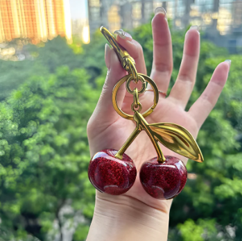 Lumeeda Cherry Bag Charm